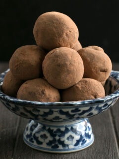 Vegan Spicy Dark Chocolate Avocado Truffles Image