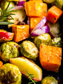 Balsamic Glazed Chicken and Winter Vegetable Sheet Pan Dinner Picture