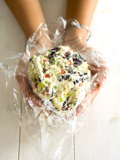 Blue Cheese Cranberry Cheese Ball Pic