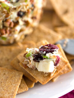 Blue Cheese Cranberry Cheese Ball Picture