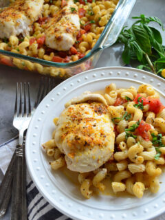 Bruschetta Chicken Baked Pasta Pic