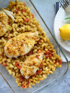 Bruschetta Chicken Baked Pasta Picture
