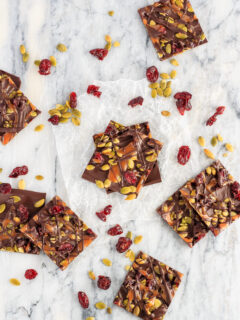Cranberry Pumpkin Seed Salted Caramel Bark Image
