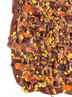 Cranberry Pumpkin Seed Salted Caramel Bark Picture