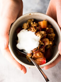 Healthy Cranberry Apple Crisp Image