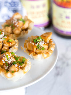 Hoisin Glazed Chicken Cups Pic