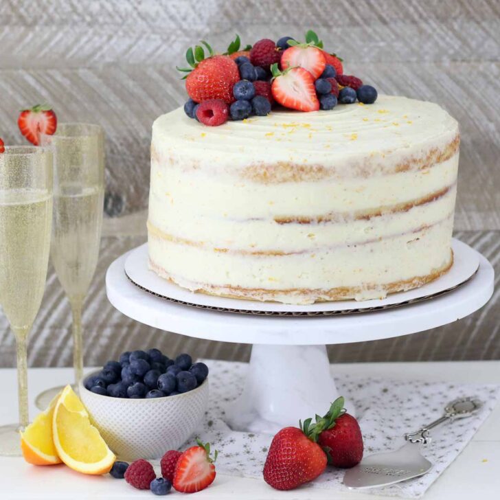 Mimosa Cake Photo