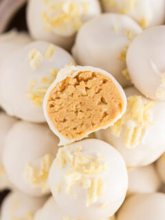 Potato Chip White Chocolate Buckeyes Image
