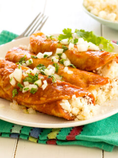 Queso Fresco Enchiladas Photo