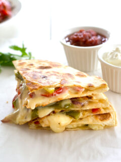 Veggie Fajita Quesadillas Photo