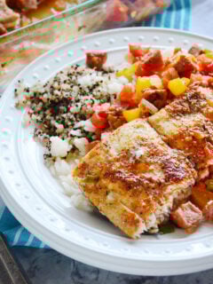 Baked Cajun Mahi-Mahi Dinner Photo