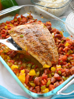 Baked Cajun Mahi-Mahi Dinner Picture
