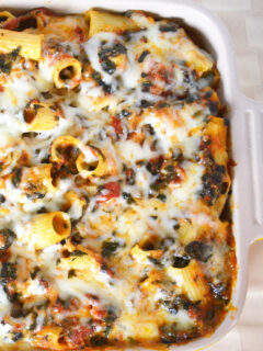 Baked Spinach Rigatoni Pic