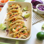 Cauliflower Tacos with Sriracha Carrot Hummus Photo