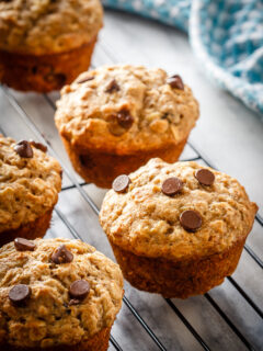 Chocolate Chip Banana Oatmeal Muffins Picture