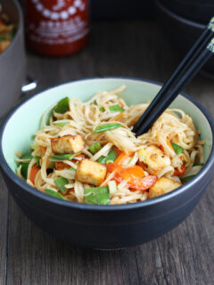 Tofu Vegetable Lo Mein Picture