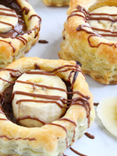 Banana Nutella Puff Pastry Cups Photo