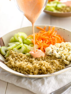 Buffalo Chicken Quinoa Salad Pic