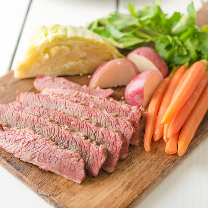Traditional Corned Beef and Cabbage Photo