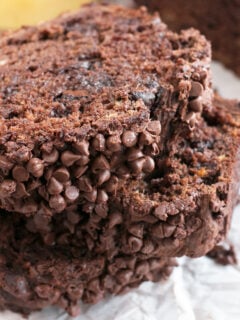 Double Chocolate Avocado Banana Bread Photo
