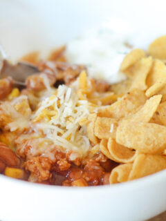 Gluten Free Turkey Chili with Corn Pic