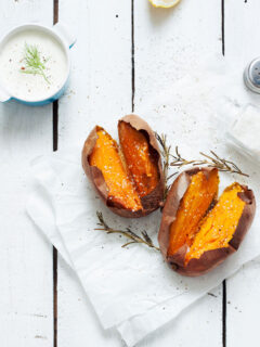 How to Bake a Sweet Potato Picture