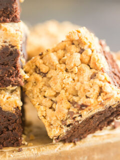 Peanut Butter Streusel Brownies Image