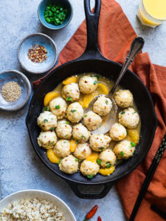 Whole30 Paleo Orange Turkey Meatballs Image