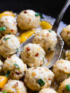 Whole30 Paleo Orange Turkey Meatballs Pic