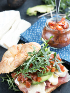 Avocado Prosciutto Brie Sandwiches Pic