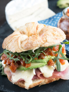 Avocado Prosciutto Brie Sandwiches Picture