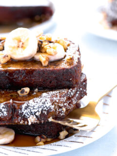 Gluten Free Banana Bread French Toast Photo
