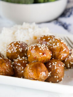 Kung Pao Chicken Meatballs Photo