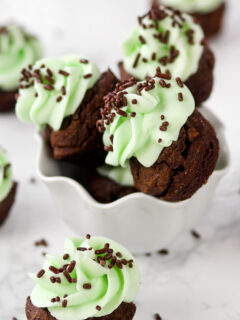 Mint Chocolate Brownie Bites Pic