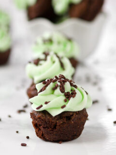 Mint Chocolate Brownie Bites Picture