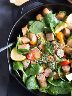 Paleo Sausage Vegetable Skillet Image