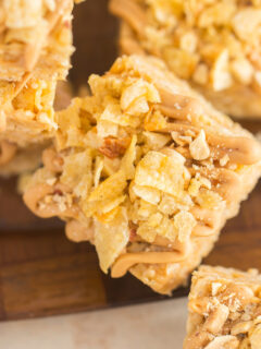 Peanut Butter Potato Chip Rice Krispie Treats Image