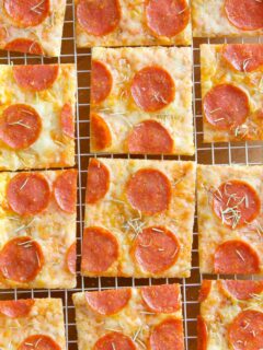 Puff Pastry Pepperoni Pizza Image