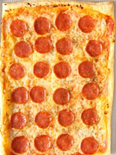 Puff Pastry Pepperoni Pizza Picture