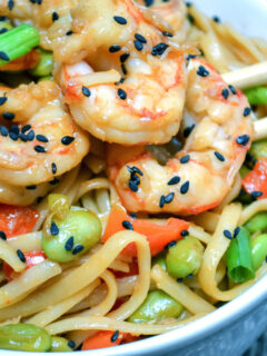Sesame Shrimp Noodles Image