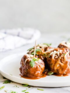 Tex Mex Enchilada Meatballs Image