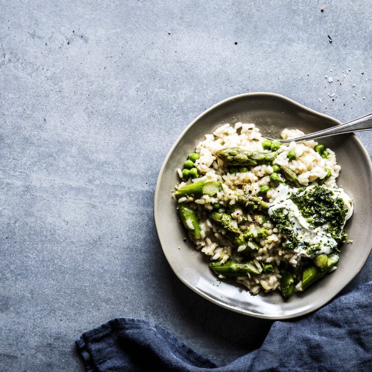 Lemon Asparagus Risotto Photo