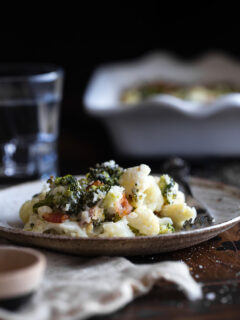 Loaded Broccoli Cauliflower Cheese Casserole Image