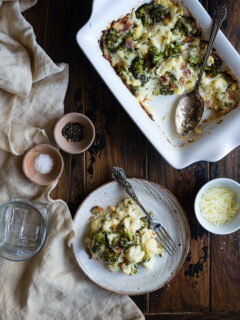 Loaded Broccoli Cauliflower Cheese Casserole Pic