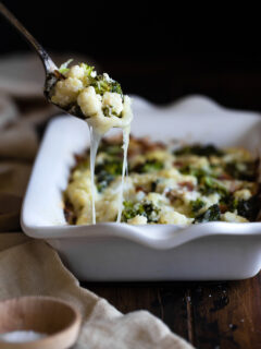 Loaded Broccoli Cauliflower Cheese Casserole Picture