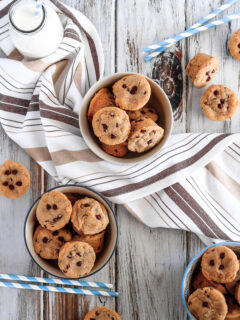 Mini Chocolate Chip Peanut Butter Cookie Cups Picture
