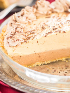 No Bake Chocolate Peanut Butter Pie Image