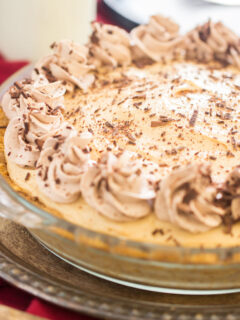No Bake Chocolate Peanut Butter Pie Picture