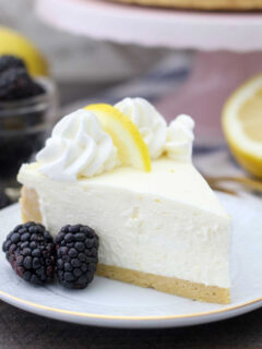 No Bake Lemon Cheesecake Image
