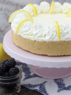 No Bake Lemon Cheesecake Picture
